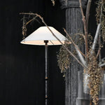 Black Bamboo Floor Lamp 11.8"