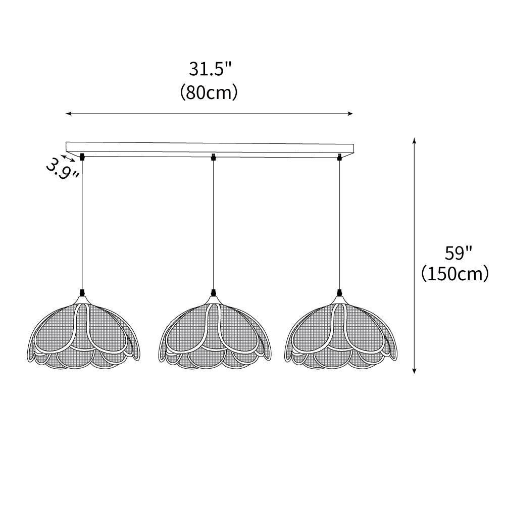 Bloom Rattan Pendant Lamp