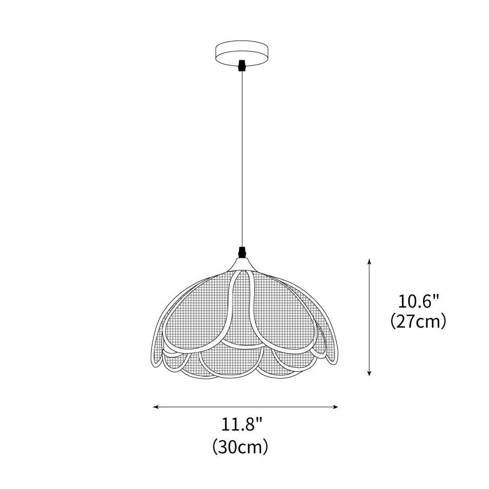 Bloom Rattan Pendant Lamp