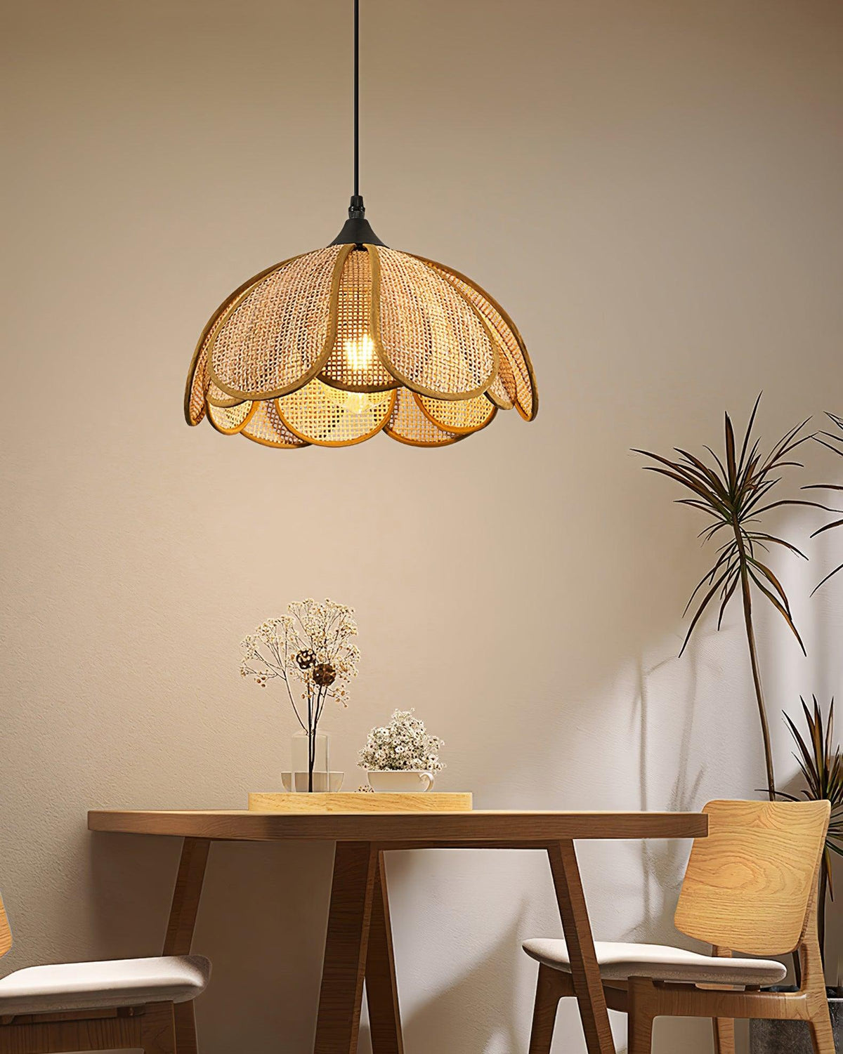 Bloom Rattan Pendant Lamp