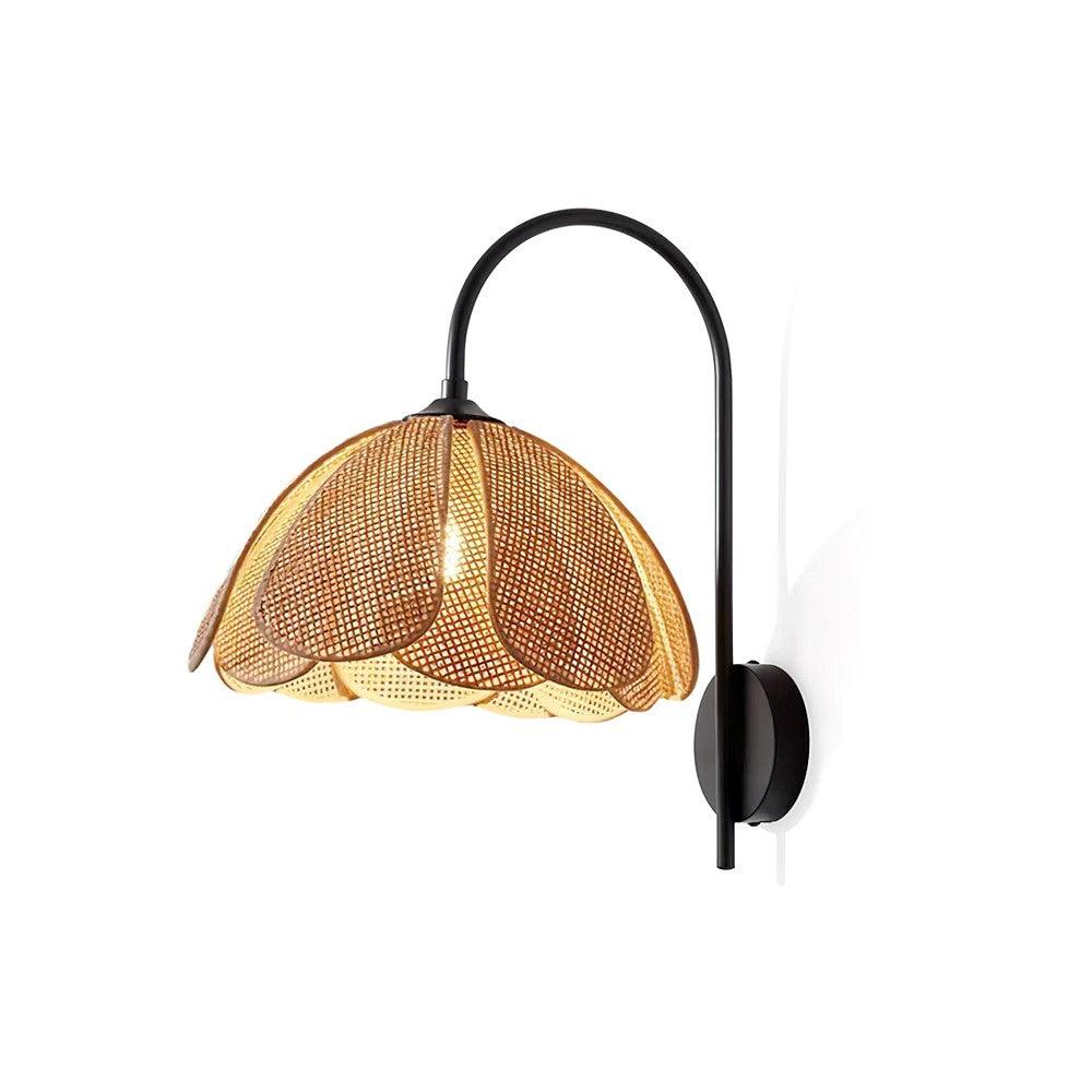 Bloom Rattan Wall Lamp 15.7"