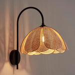 Bloom Rattan Wall Lamp 15.7"