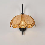 Bloom Rattan Wall Lamp 15.7"