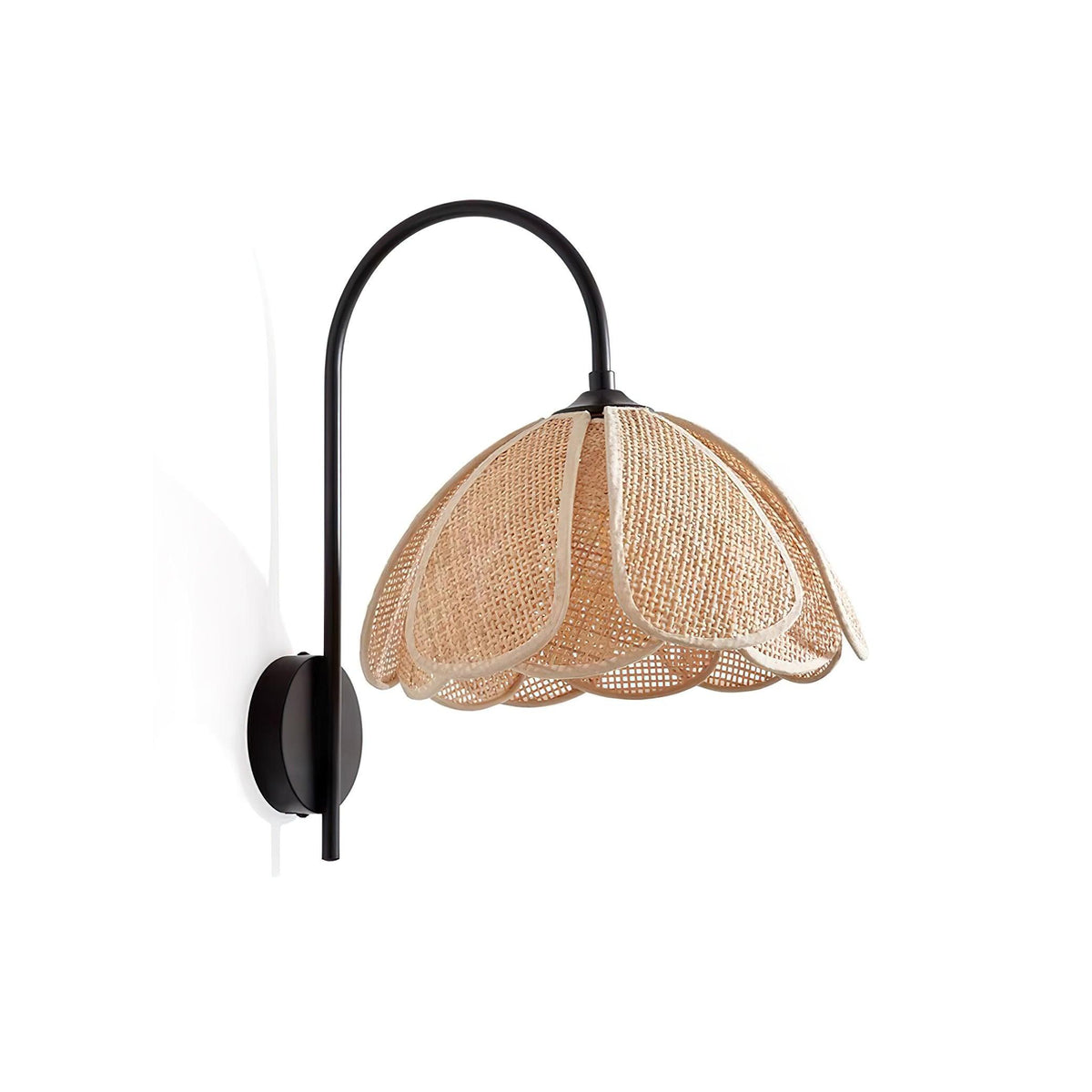 Bloom Rattan Wall Lamp 15.7"