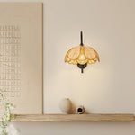 Bloom Rattan Wall Lamp 15.7"