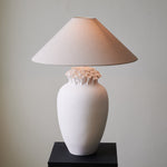 Blossom Crest Ceramic Table Lamp