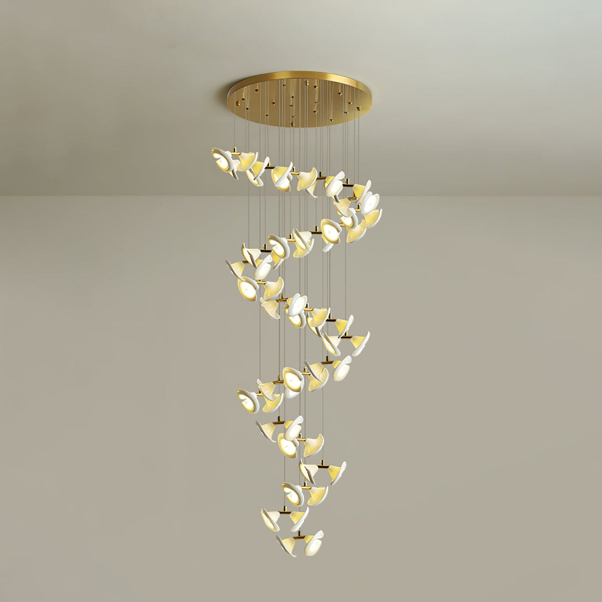Blossom Double Horn Chandelier