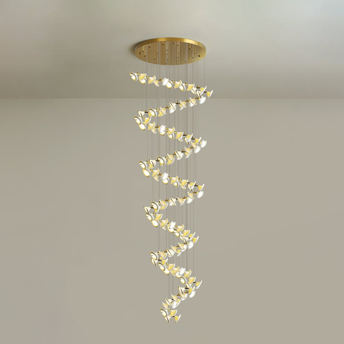 Blossom Double Horn Chandelier