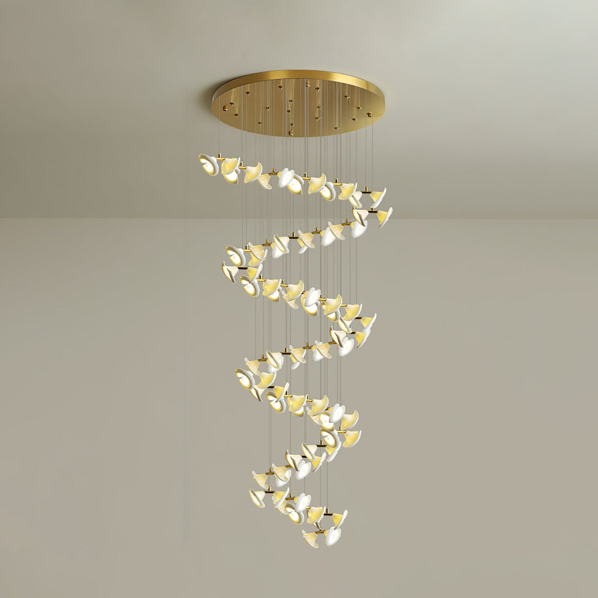 Blossom Double Horn Chandelier