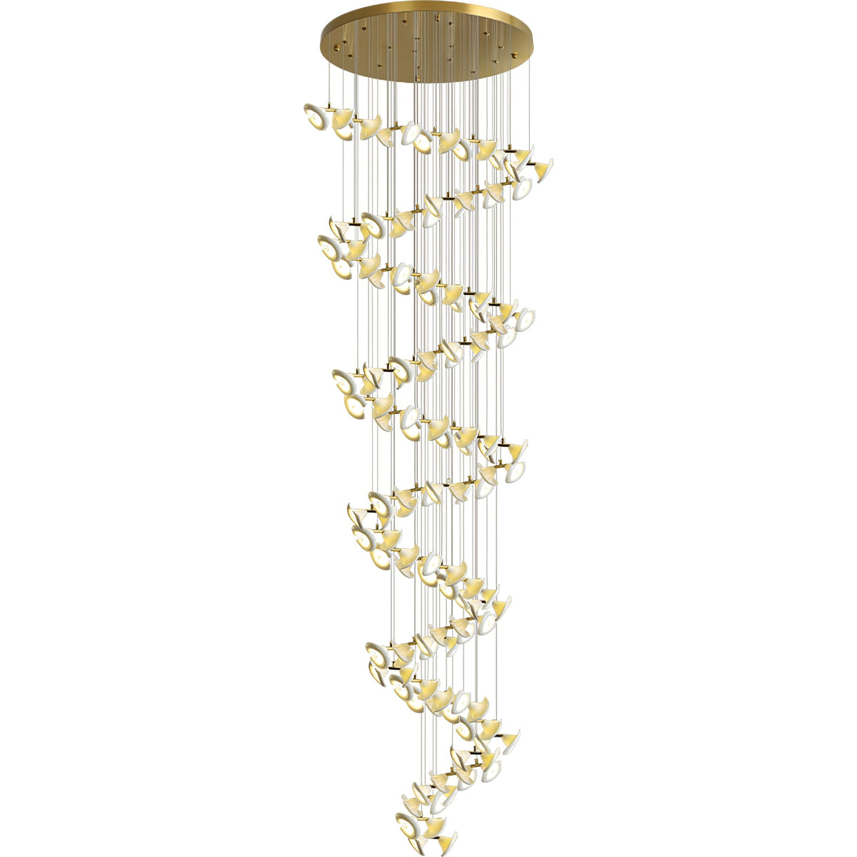 Blossom Double Horn Chandelier