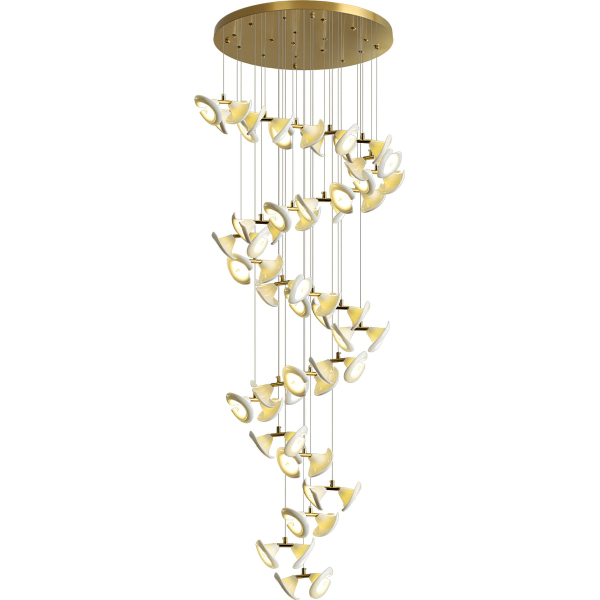 Blossom Double Horn Chandelier