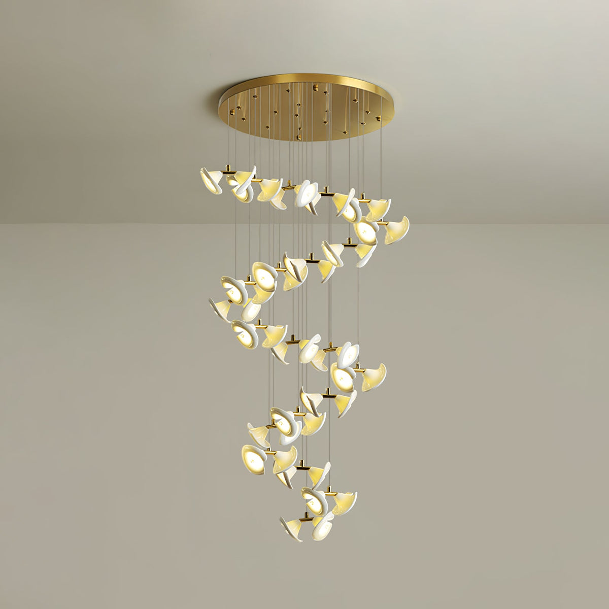 Blossom Double Horn Chandelier