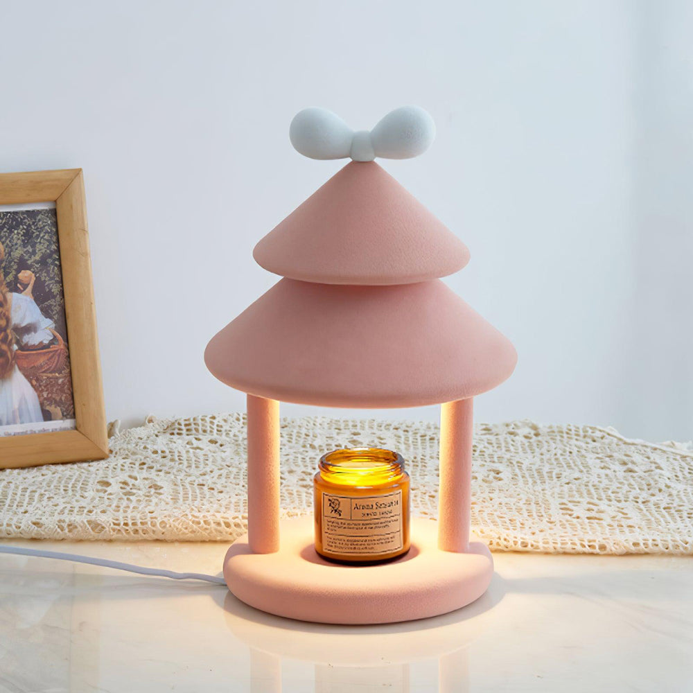 Bow Tie Cone Table Lamp 7.9"