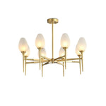 Brass Blossom Chandelier