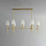 Brass Blossom Chandelier