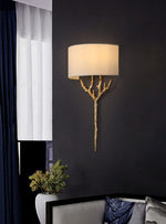 Brass Branch Wall Lamp