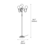 Brass Candelabra Floor Lamp 19.7"