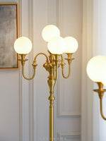 Brass Candelabra Floor Lamp 19.7"