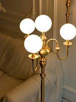 Brass Candelabra Floor Lamp 19.7"