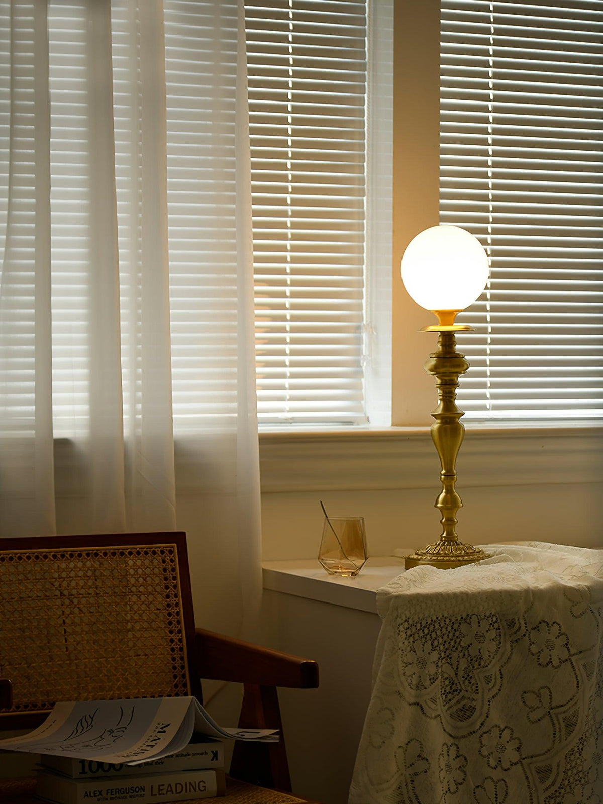 Brass Candelabra Table Lamp