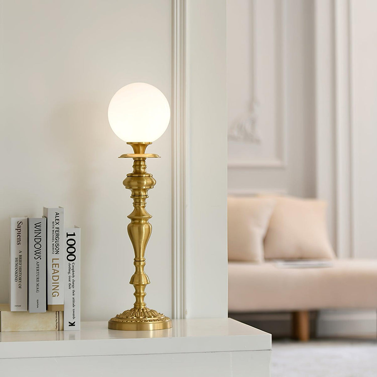 Brass Candelabra Table Lamp