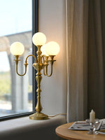 Brass Candelabra Table Lamp