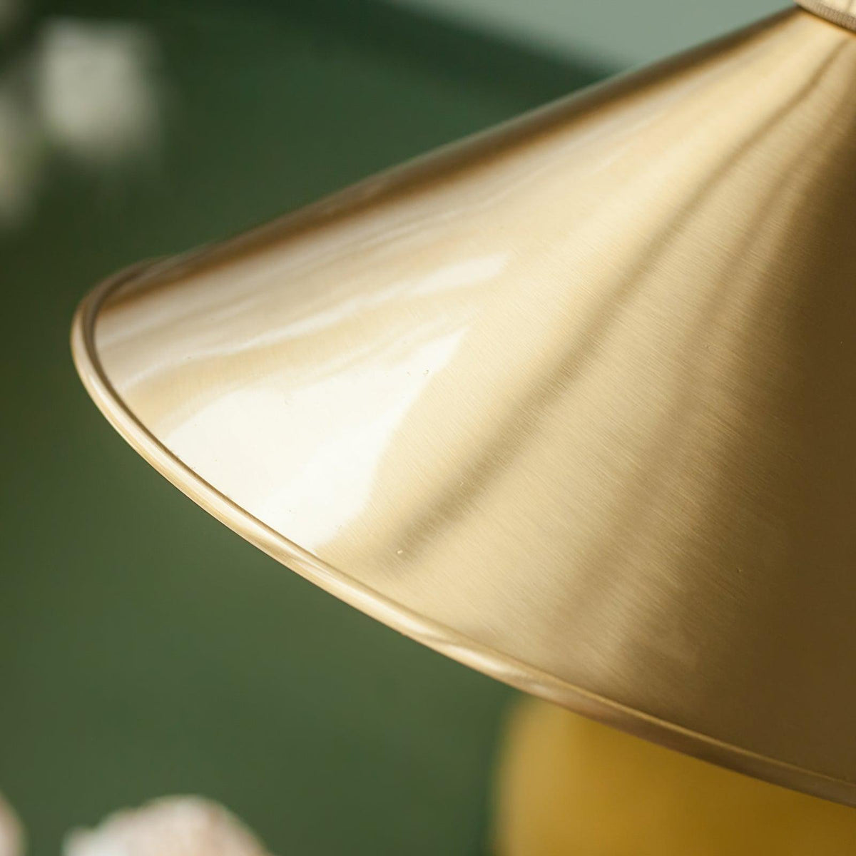 Brass Cone Pendant Light 9.4"