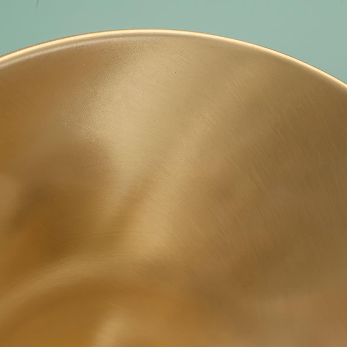 Brass Cone Pendant Light 9.4"