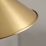 Brass Cone Pendant Light 9.4"