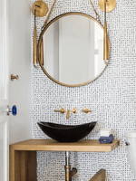 Brass Cone Wall Lamp