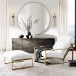 Brass Cone Wall Lamp