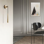 Brass Cone Wall Lamp