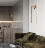 Brass Cone Wall Lamp