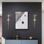 Brass Cone Wall Lamp