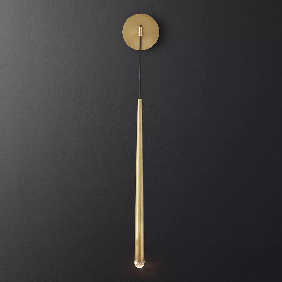 Brass Cone Wall Lamp