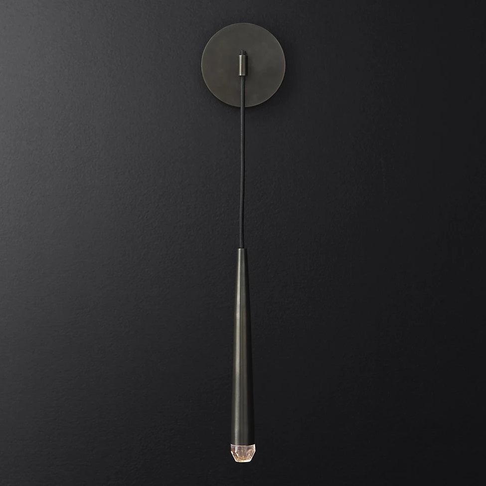 Brass Cone Wall Lamp