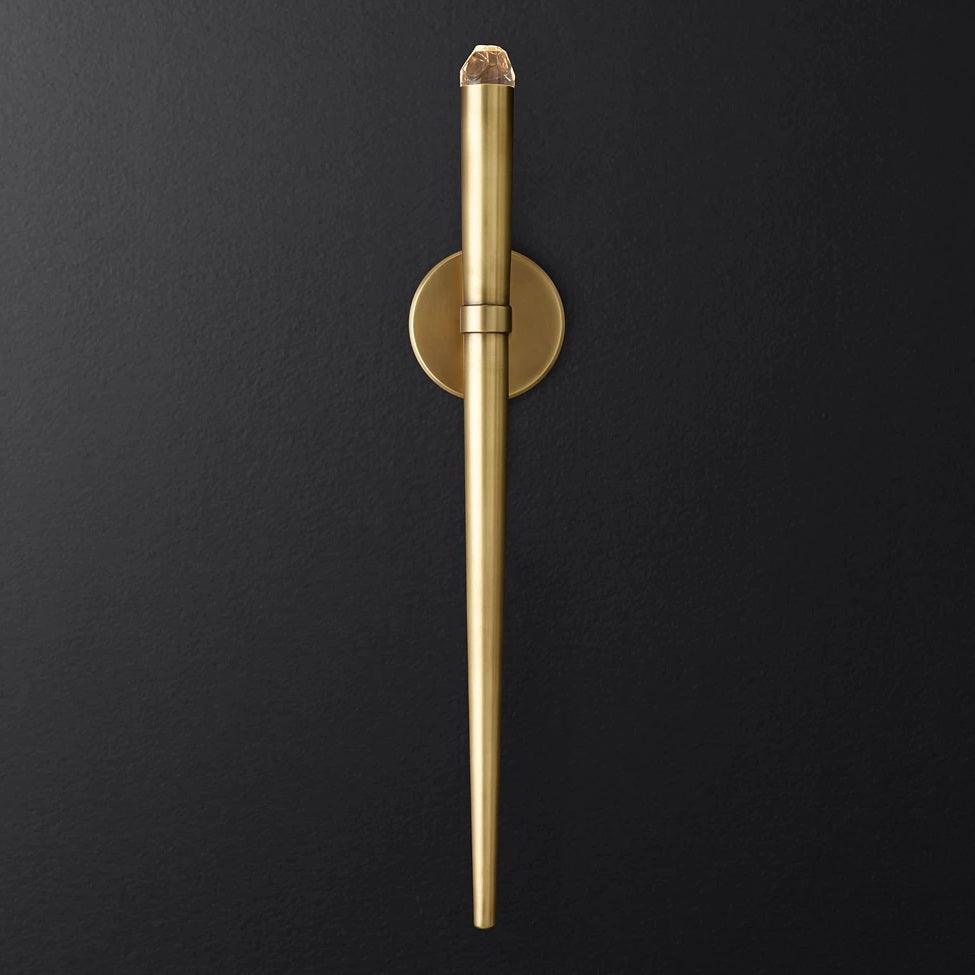 Brass Cone Wall Lamp