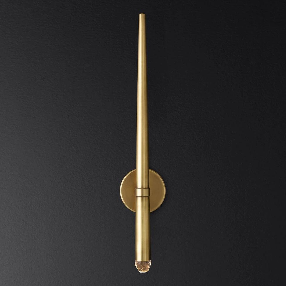 Brass Cone Wall Lamp