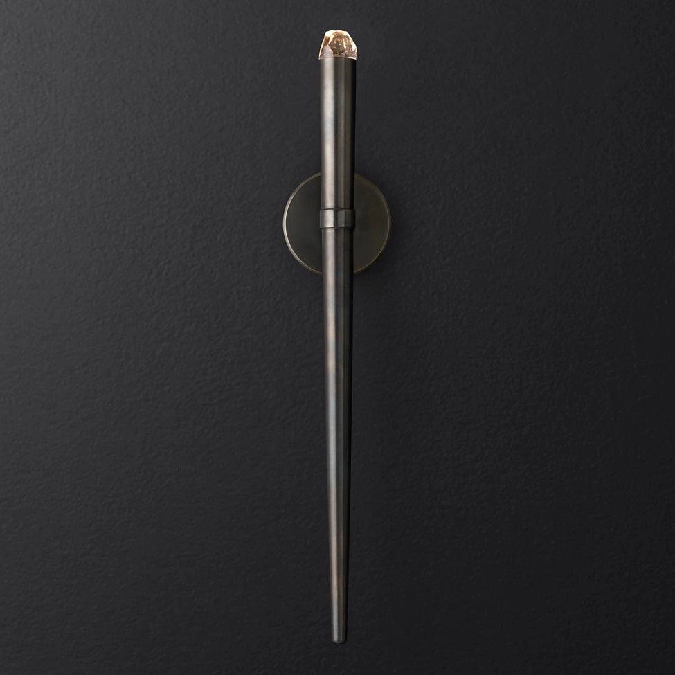 Brass Cone Wall Lamp