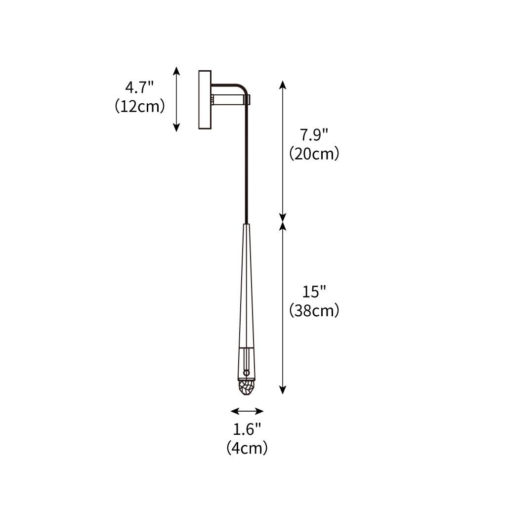 Brass Cone Wall Lamp