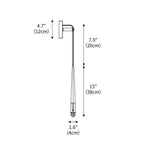 Brass Cone Wall Lamp