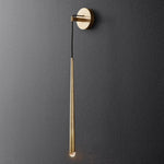 Brass Cone Wall Lamp