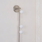 Brass Glass Tube Plug-in Wall Lamp