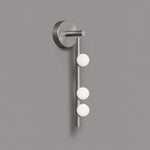 Brass Glass Tube Plug-in Wall Lamp