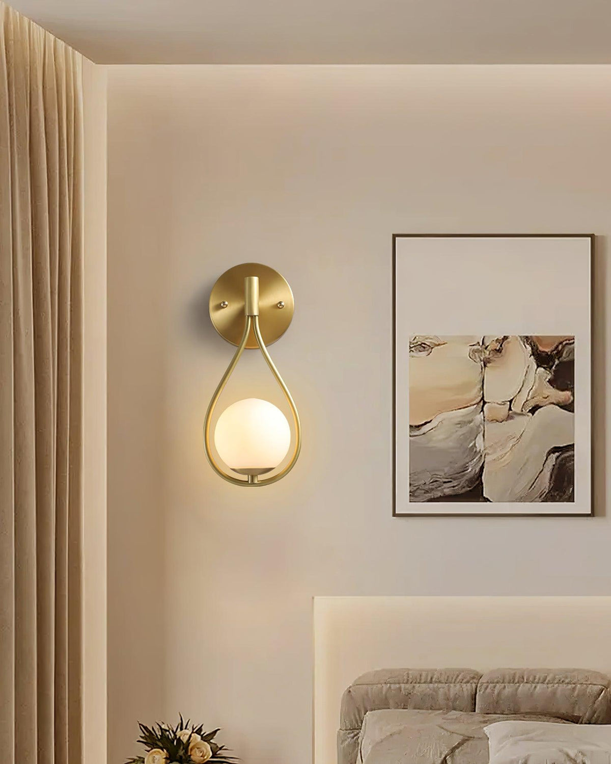 Brass Vanity Wall Lamp 5.3"