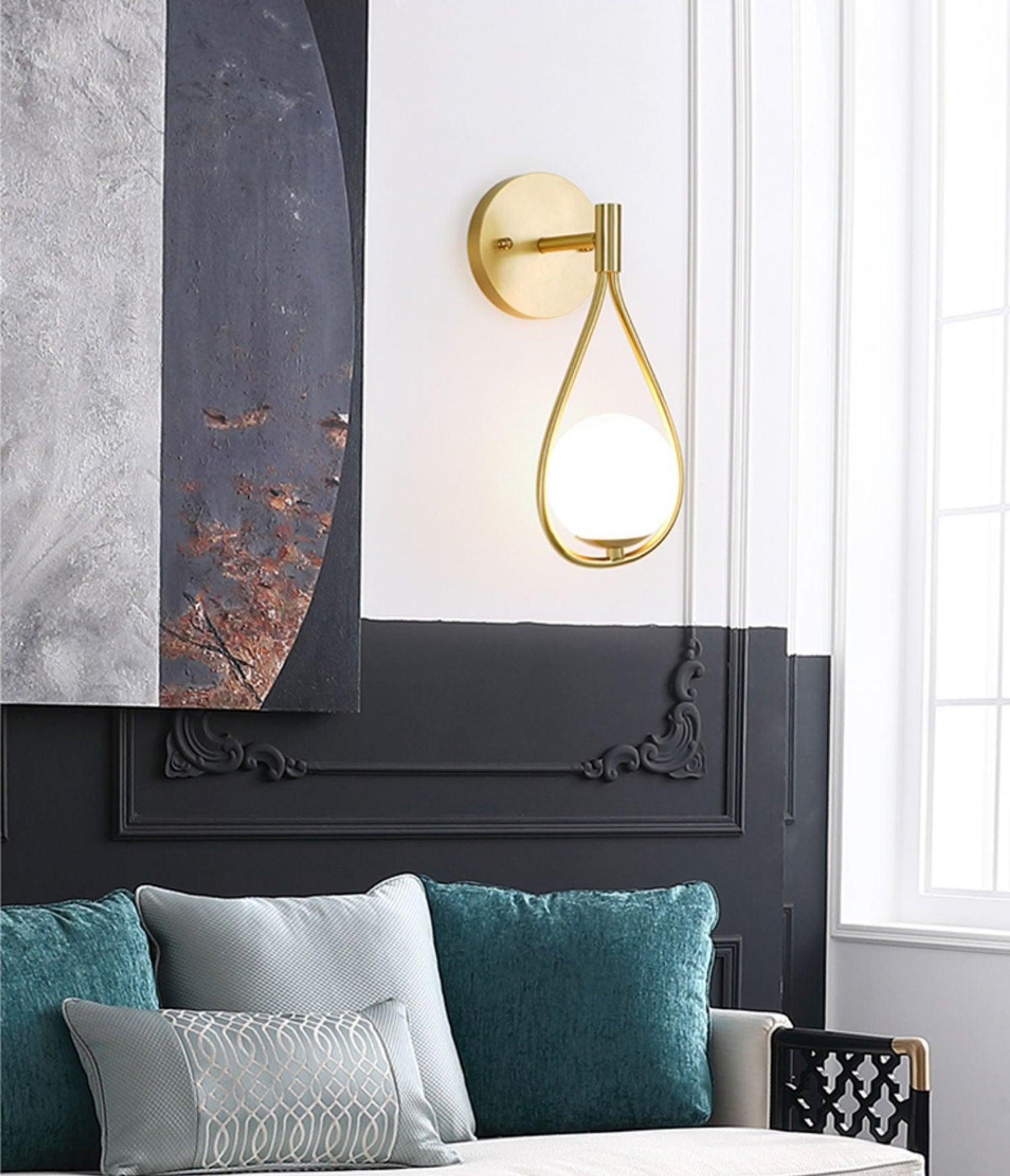 Brass Vanity Wall Lamp 5.3"