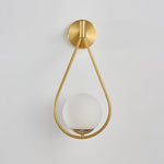 Brass Vanity Wall Lamp 5.3"