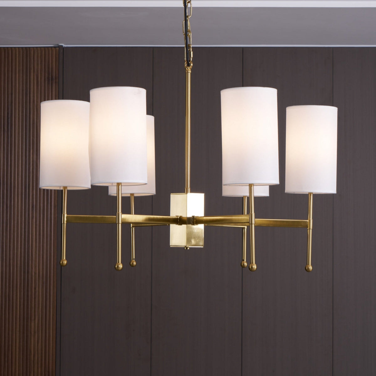 Brilliancess Brass Chandelier