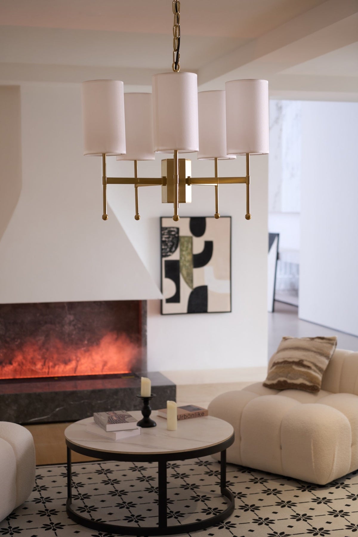 Brilliancess Brass Chandelier