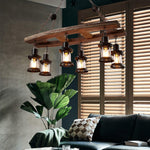 Bucher 6 - Light Kitchen Island Geometric Chandelier 31.5"